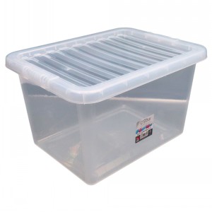 Wham Crystal Plastic Storage Box & Lid Size 07 (25 Litre)